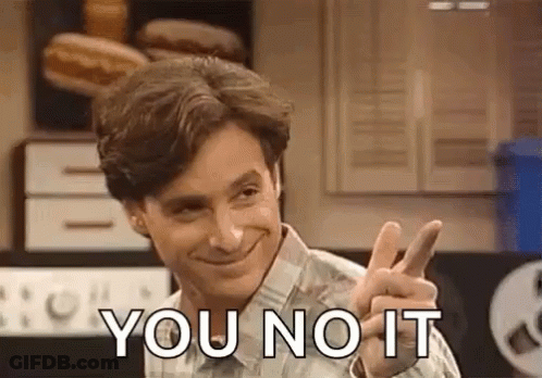 Man Smiling With Peace Sign Saying You No It GIF