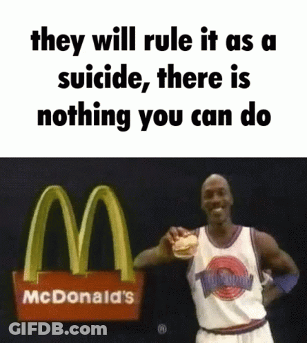 Man Smiling With Rope Around Neck GIF