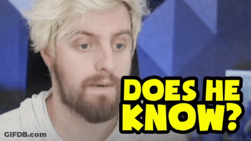 Man Smiling With Words Behind GIF