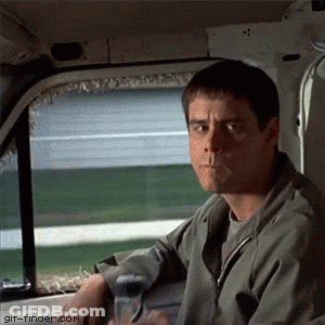 Man Smoking Cigarette In Van GIF