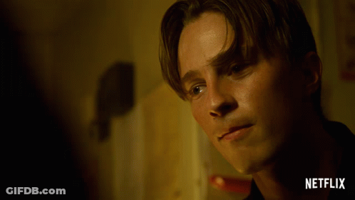 Man Smoking Cigarette Netflix Ad GIF