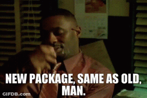 Man Smoking Cigarette New Package Same As Old GIF