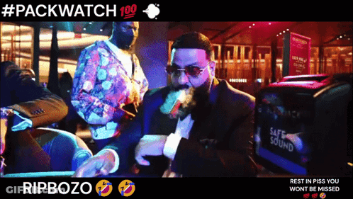 Man Smoking Cigarette #Packwatch 100 GIF