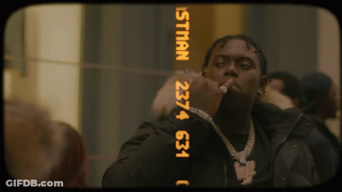 Man Smoking Cigarette Postman Video GIF