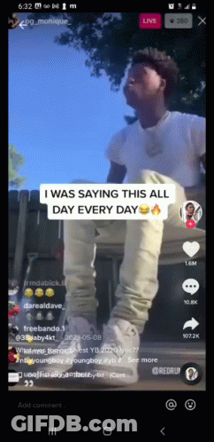 Man Smoking Cigarette Says I Was Saying This All Day Every Day GIF