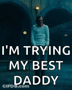 Man Smoking Saying I'm Trying My Best Daddy GIF