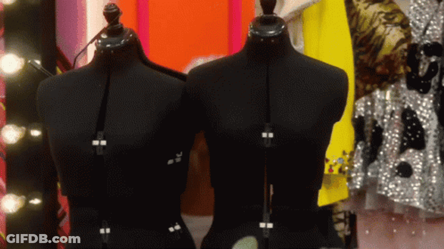 Man Sneaky Moves With Mannequin GIF