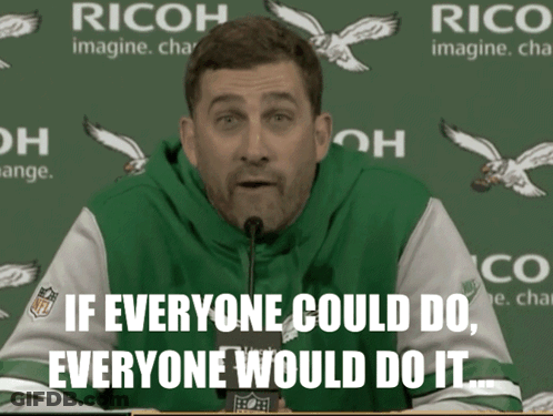 Man Speaking Into Microphone If Everyone Could Do Everyone Would Do It GIF