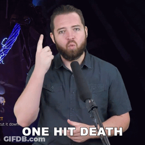 Man Speaking Into Microphone One Hit Death GIF