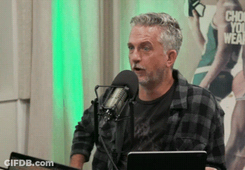 Man Speaking Into Microphone GIF