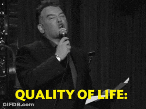 Man Speaking Into Microphone Quality Of Life GIF
