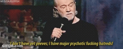 Man Speaking Into Microphone Saying I Don't Have Pet Peeves GIF