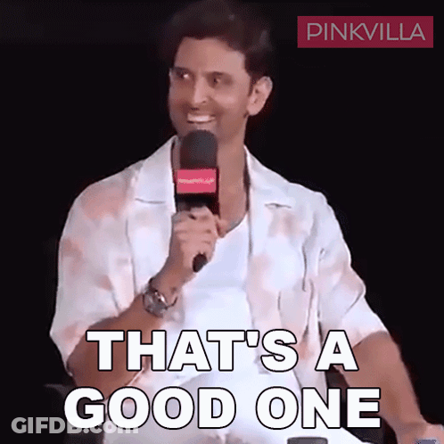 Man Speaking Into Microphone Saying That's A Good One GIF