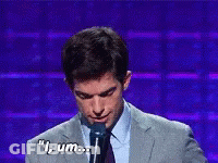 Man Speaking Into Microphone Saying Um I Did Nothing GIF