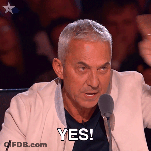 Man Speaking Into Microphone Saying Yes GIF