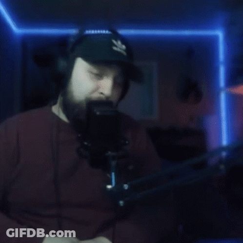 Man Speaking Into Microphone Says For Me It's The McCu U GIF