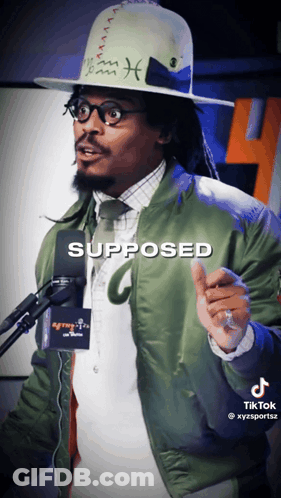 Man Speaking Into Microphone Supposed GIF