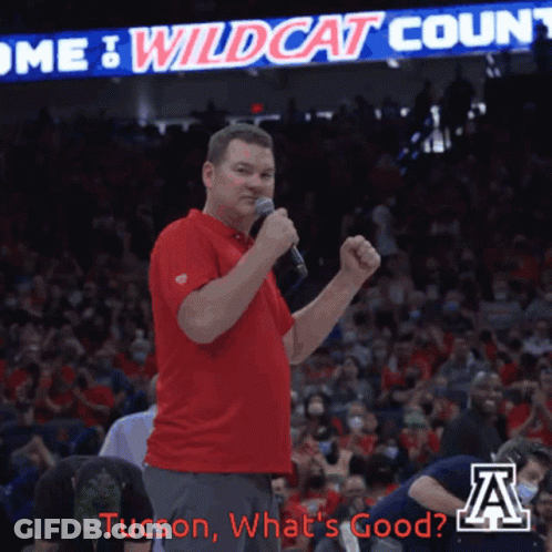 Man Speaking Into Microphone Tucson What's Good GIF