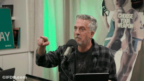 Man Speaking Into Microphone GIF