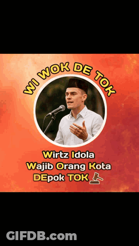 Man Speaking Into Microphone Wi Wok De Tok GIF