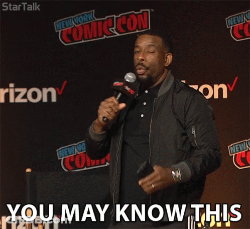 Man Speaking Into Microphone You May Know This GIF