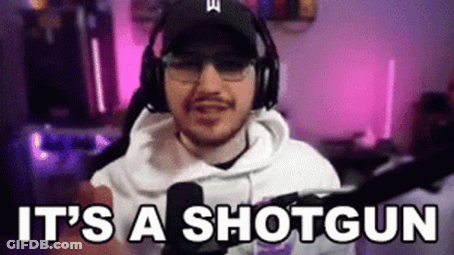 Man Speaking It Is A Shotgun GIF