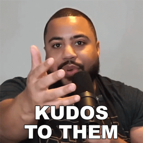 Man Speaking Kudos To Them GIF