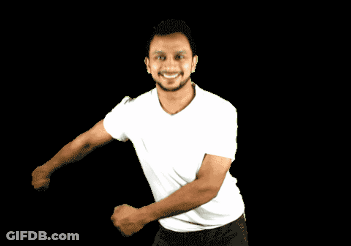 Man Speed Step Happy Dance Meme GIF