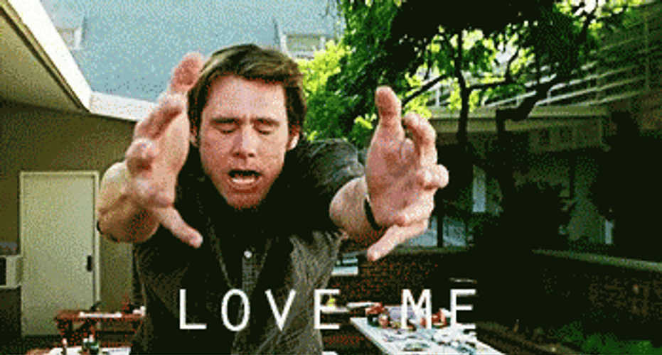 Man Spreading His Arm Love Me GIF