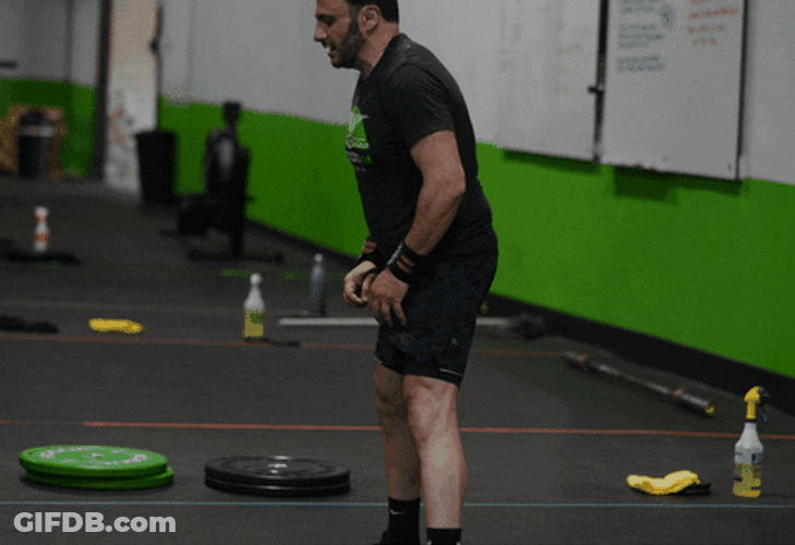Man Squats Fast Speed GIF