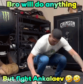Man Squatting In Front Of Safe Saying Crimson GIF