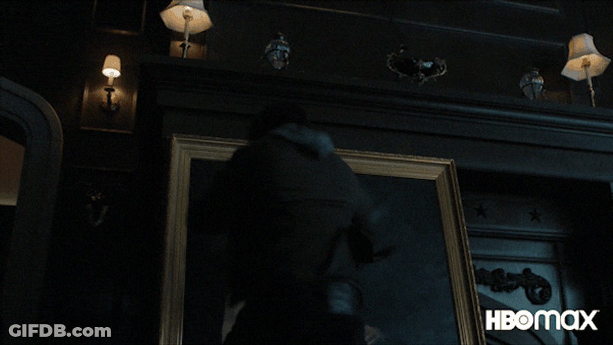 Man Stabbing A Painting GIF
