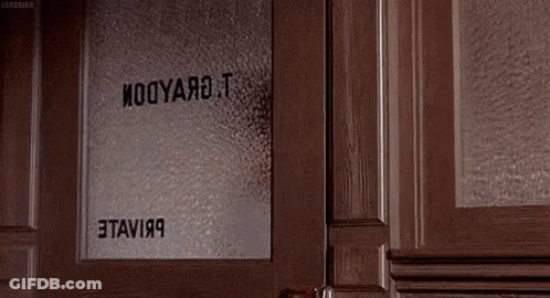 Man Standing At Audition Door GIF