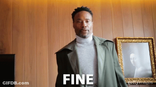 Man Standing Before Fine Picture GIF
