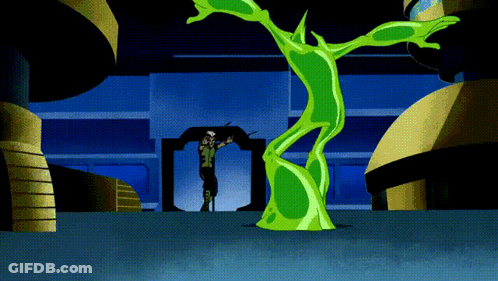 Man Standing Before Green Monster GIF