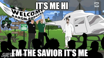 Man Standing Before Helicopter Saying It's Me Hi GIF