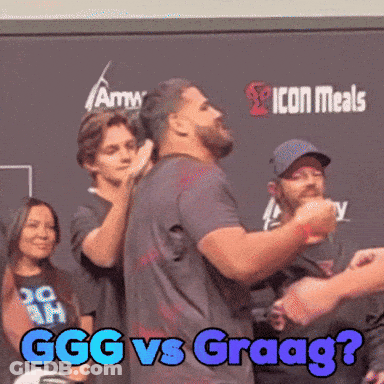 Man Standing Before Sign Saying GG Vs Graag GIF