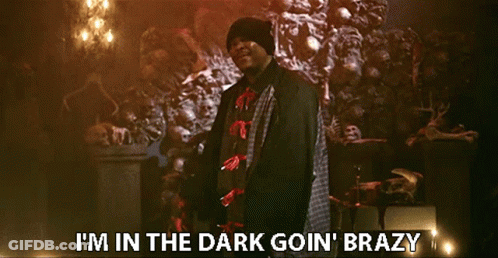 Man Standing Before Skull Pile I M In The Dark GIF
