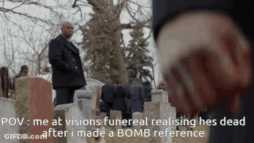 Man Standing By Thermometer -27 Degrees GIF