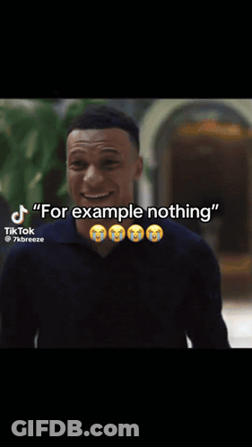 Man Standing By Window Saying For Example Nothing GIF