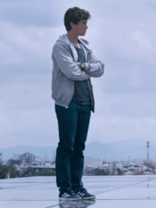 Man Standing Crossed Arms GIF