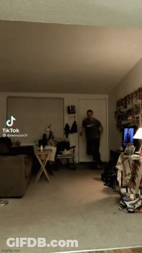 Man Standing In Doorway TikTok GIF