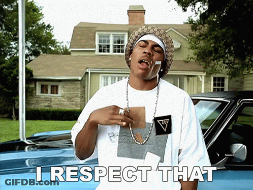 Man Standing In Front Of Car Respect That GIF