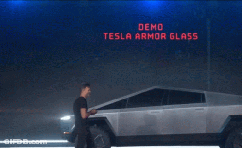 Man Standing In Front Of Car With Broken Window GIF