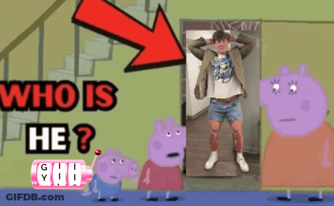 Man Standing In Front Of Door Saying Who Is He GIF