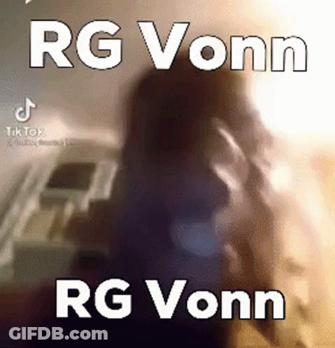 Man Standing In Front Of Fire Saying RG Vonn GIF