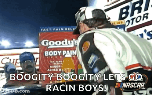 Man Standing In Front Of Goody's Body Pain Pills GIF