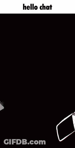 Man Standing In Front Of Hello Chat Door GIF