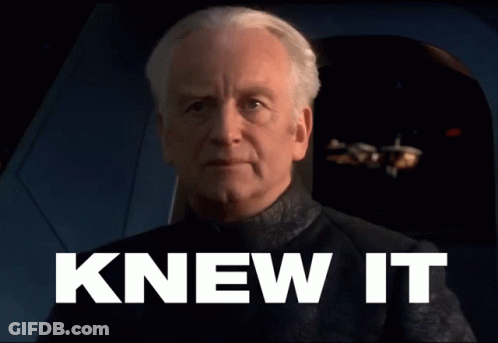 Man Standing In Front Of Knew It Screen GIF