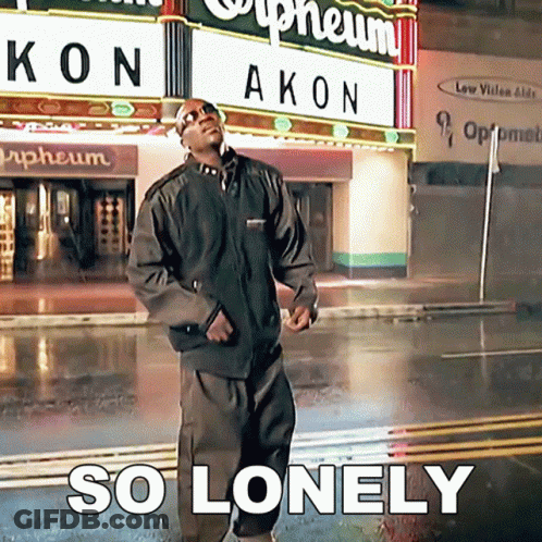 Man Standing In Front Of Kon Akon Theater GIF